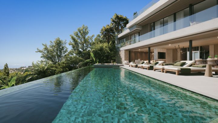 Aloha 47 A - Parcela con proyecto - Exclusiva casa moderna con vistas al campo de golf
