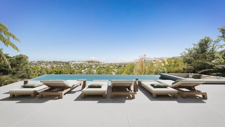 Aloha 47 A - Parcela con proyecto - Exclusiva casa moderna con vistas al campo de golf
