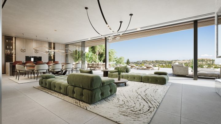 Aloha 47 A - Parcela con proyecto - Exclusiva casa moderna con vistas al campo de golf