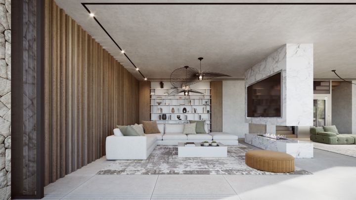 Aloha 47 A - Parcela con proyecto - Exclusiva casa moderna con vistas al campo de golf
