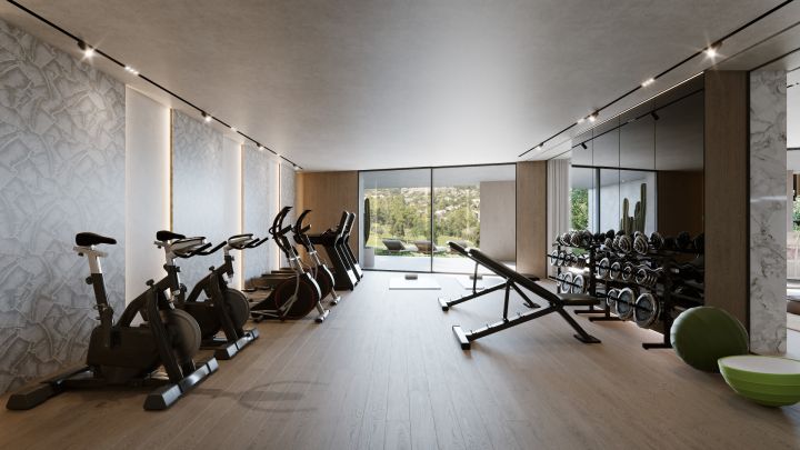 Aloha 47 A - Parcela con proyecto - Exclusiva casa moderna con vistas al campo de golf