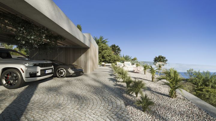 Aloha 47 B - Parcela con proyecto de Villa - Casa moderna contemporánea con vistas panorámicas