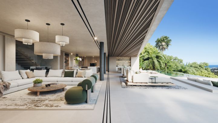 Aloha 47 B - Parcela con proyecto de Villa - Casa moderna contemporánea con vistas panorámicas