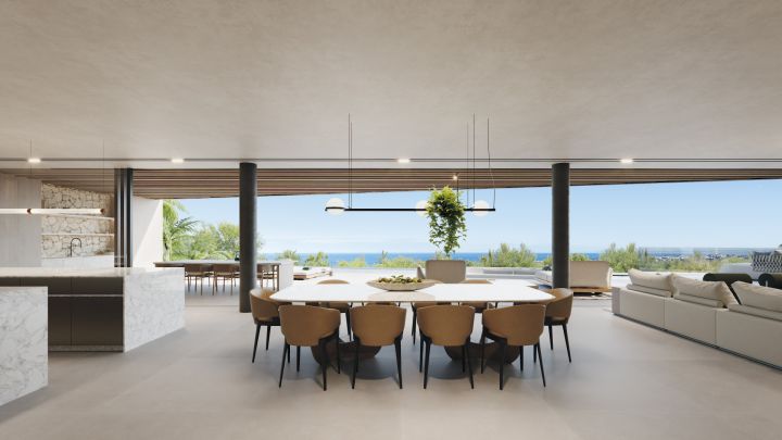 Aloha 47 B - Parcela con proyecto de Villa - Casa moderna contemporánea con vistas panorámicas