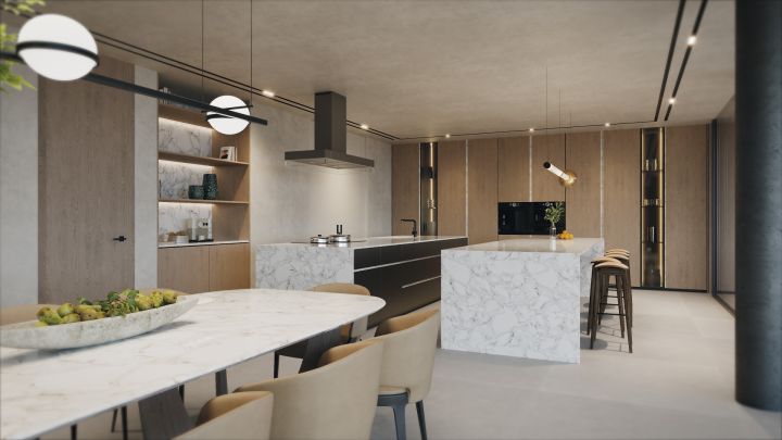 Aloha 47 B - Parcela con proyecto de Villa - Casa moderna contemporánea con vistas panorámicas