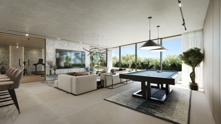 Aloha 47 B - Parcela con proyecto de Villa - Casa moderna contemporánea con vistas panorámicas