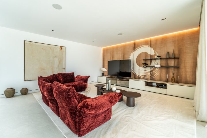 Villa avec 5 chambres et 5 salles de bain - Propriété contemporaine raffinée en première ligne de golf