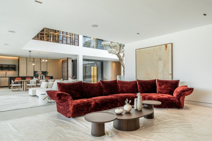 Villa avec 5 chambres et 5 salles de bain - Propriété contemporaine raffinée en première ligne de golf