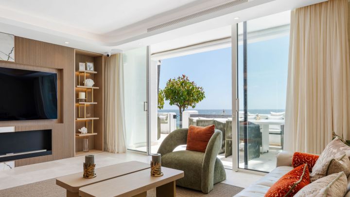 Apartamento en primera linea de playa - Elegante apartamento exclusivo en primera línea de golf