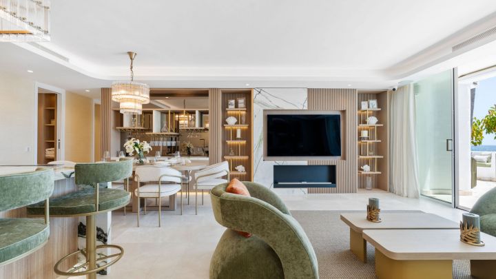 Apartamento en primera linea de playa - Elegante apartamento exclusivo en primera línea de golf