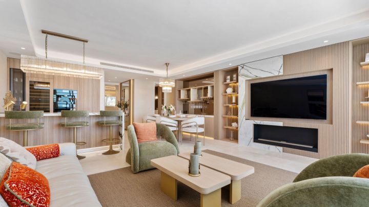Apartamento en primera linea de playa - Elegante apartamento exclusivo en primera línea de golf