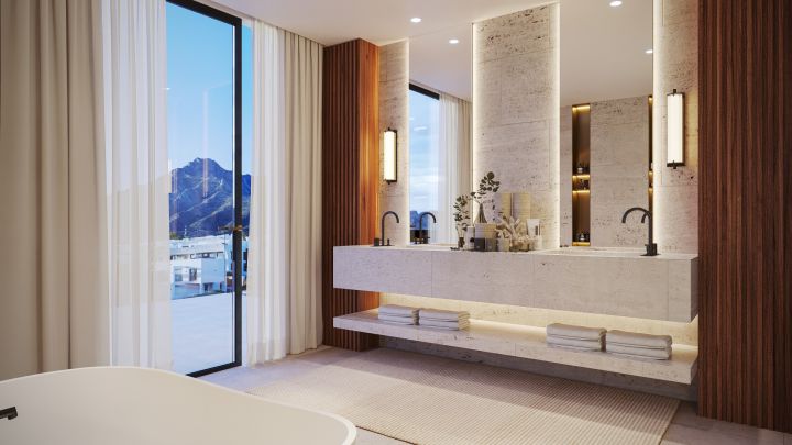 New project of 4 villas in Golden Mile - Elegant Modern Home with Stunning Sea Views