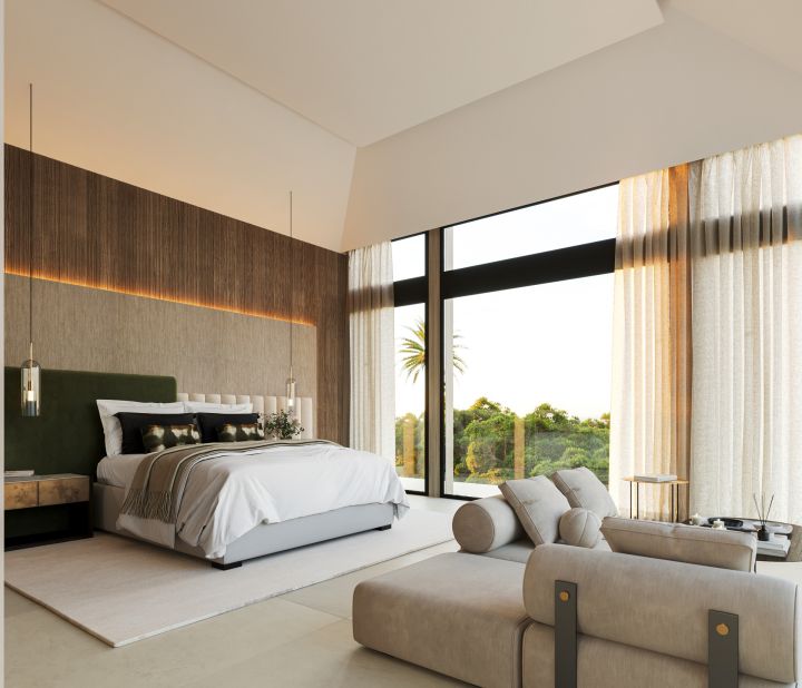 New project of 4 villas in Golden Mile - Elegant Modern Home with Stunning Sea Views