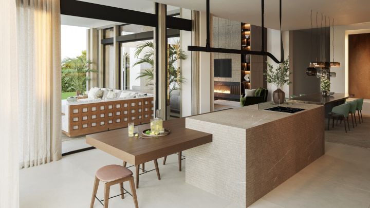 New project of 4 villas in Golden Mile - Elegant Modern Home with Stunning Sea Views