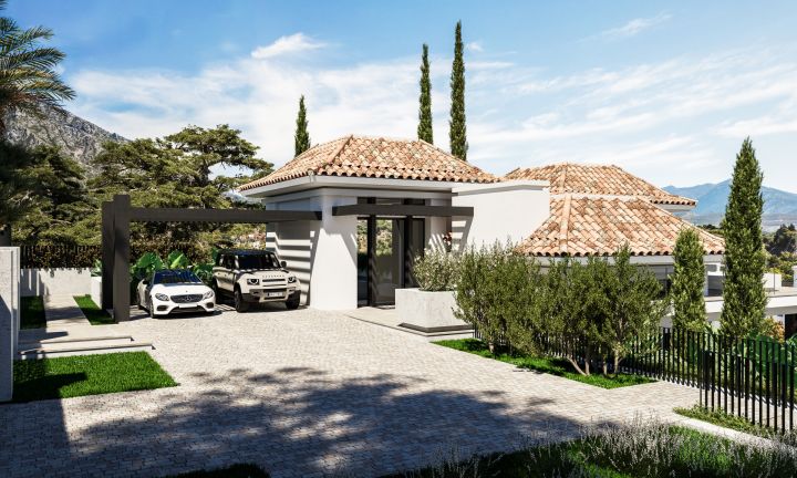 New project of 4 villas in Golden Mile - Elegant Modern Home with Stunning Sea Views