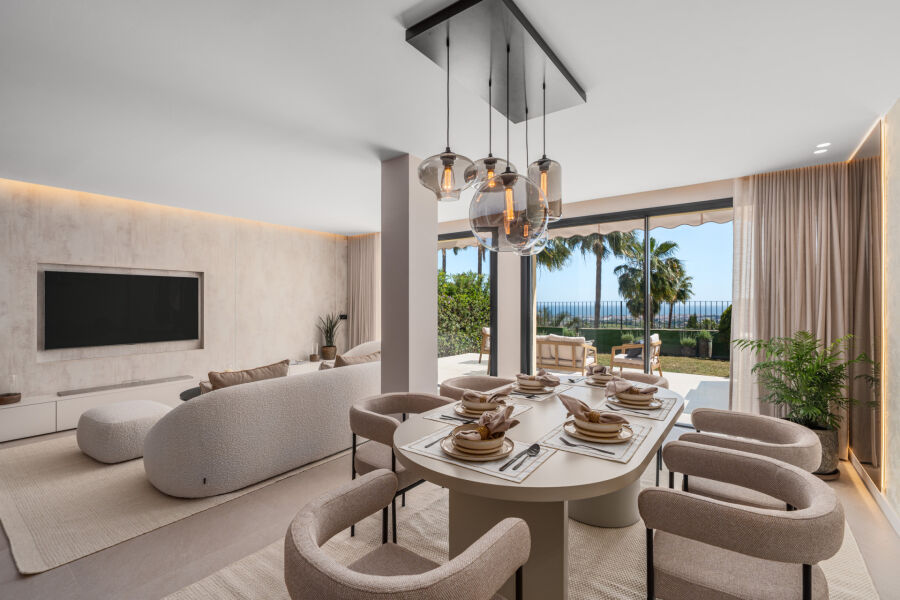 Townhouse Horizon - Adosado reformado con vistas al Mediterráneo en La Quinta, Benahavís