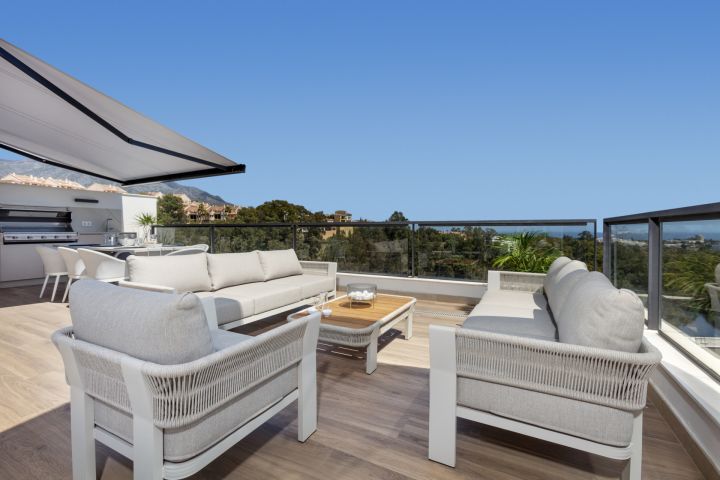 Aloha Penthouse - Élégante Méditerranée Vivant à La Cerquilla