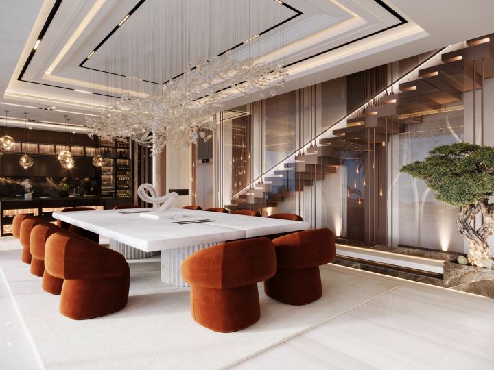 Villa avec 5 chambres et 5 salles de bain - Maison élégante au design moderne