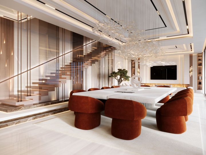 Villa avec 5 chambres et 5 salles de bain - Maison élégante au design moderne
