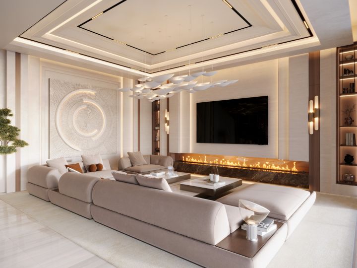 Villa avec 5 chambres et 5 salles de bain - Maison élégante au design moderne