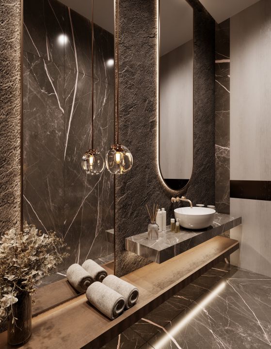 Villa avec 5 chambres et 5 salles de bain - Maison élégante au design moderne