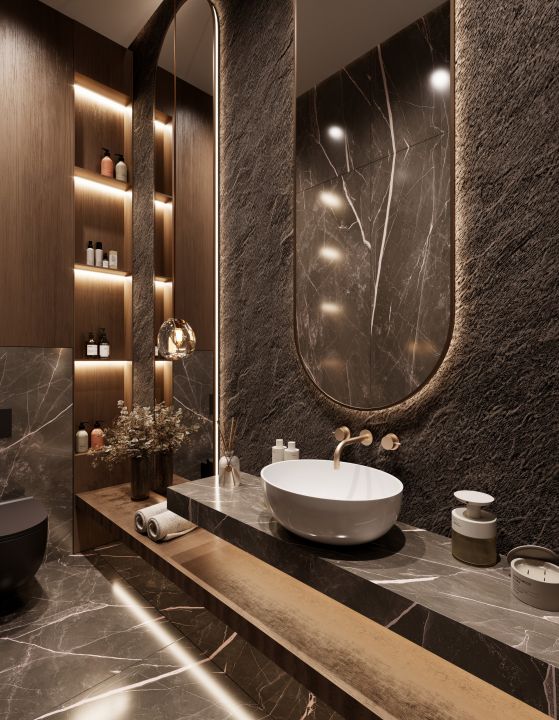 Villa avec 5 chambres et 5 salles de bain - Maison élégante au design moderne
