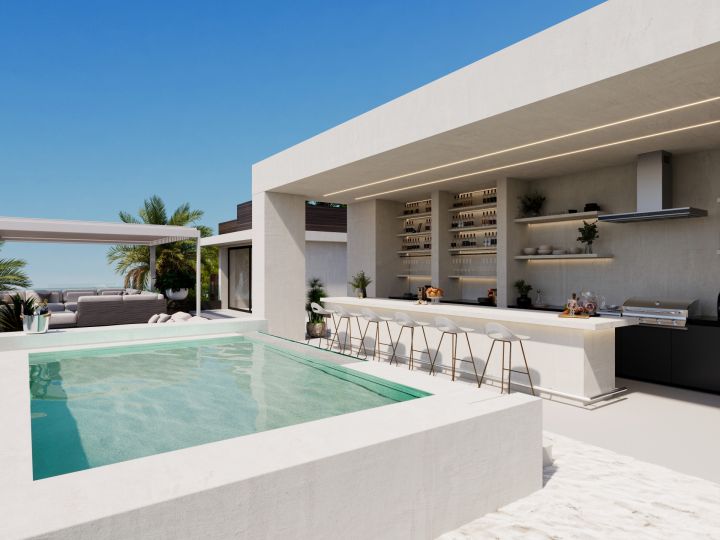 Villa avec 5 chambres et 5 salles de bain - Maison élégante au design moderne