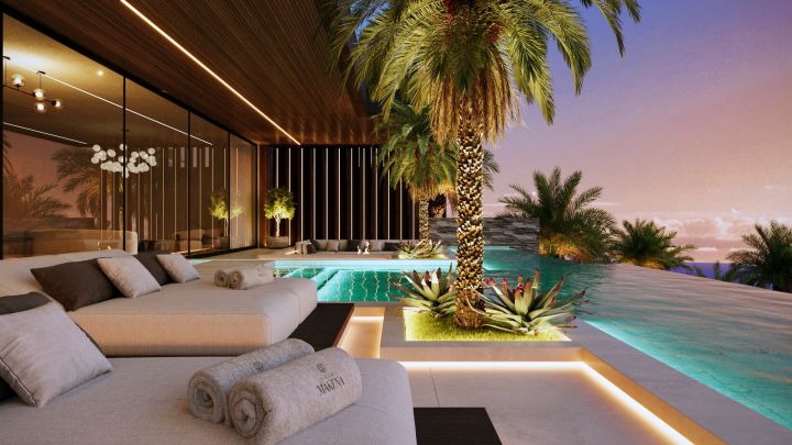 Villa avec 5 chambres et 5 salles de bain - Maison élégante au design moderne