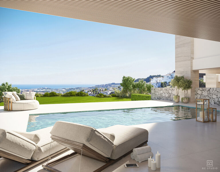Residencias Altura 3 - Villa de estilo con vistas