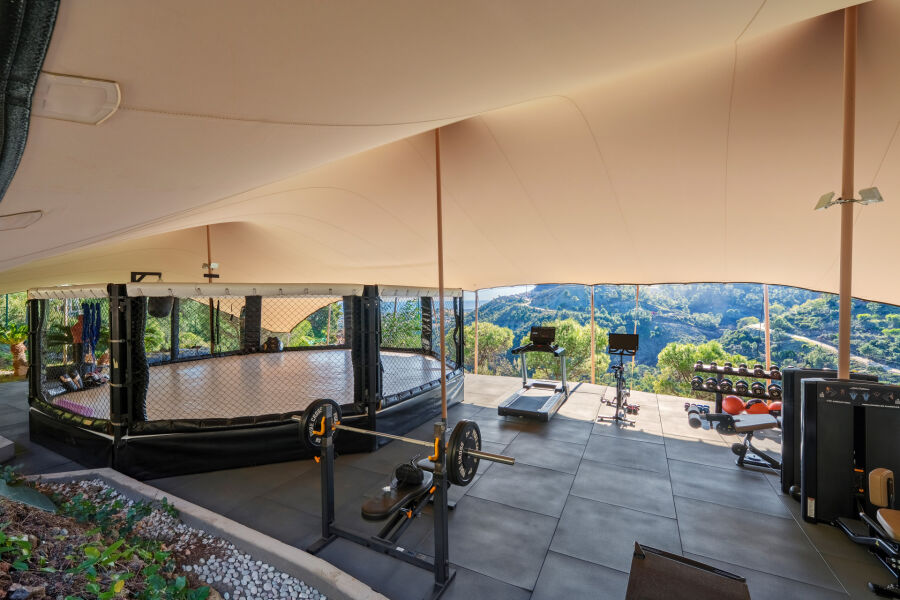 Madroñal 72 - Villa de luxe en colline avec salle de sport extérieure