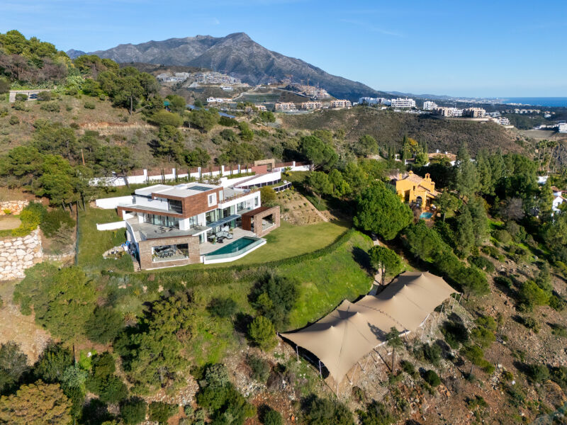 Madroñal 72 - Villa de luxe en colline avec salle de sport extérieure