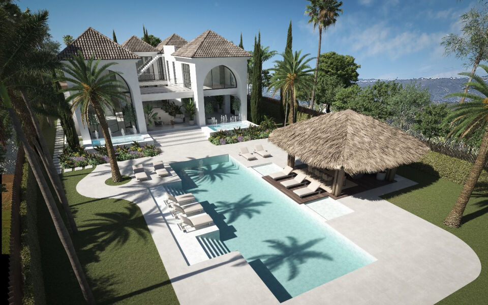 Villa Los Arcos - Plot with license - Plot with Project in Nueva Andalucía