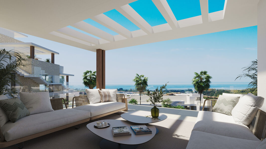 Altezza Suites - Ático de tres dormitorios - Apartamento con solárium en la Nueva Milla de Oro.