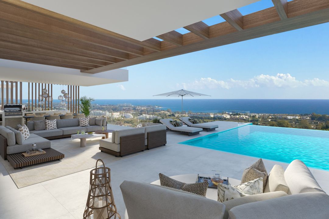 Ocyan Luxury 3-Bedroom Villas - Elegant Villa with Panoramic Sea View in the New Golden Mile