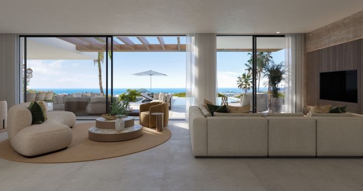 Ocyan Luxury 3-Bedroom Villas - Elegant Villa with Panoramic Sea View in the New Golden Mile