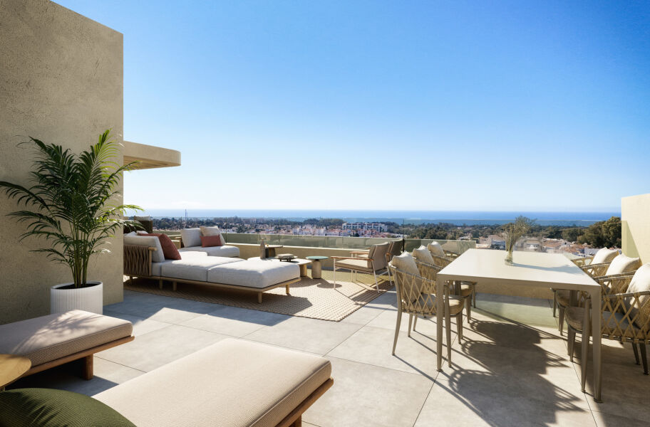 Omnia Estepona 13.3.A - Andalusian duplex with solarium in East Estepona