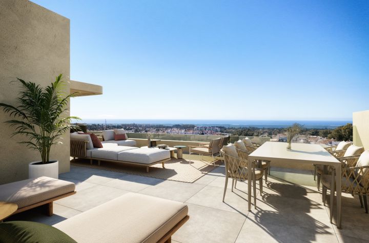 Omnia Estepona 13.3.A - Andalusian penthouse with solarium in East Estepona