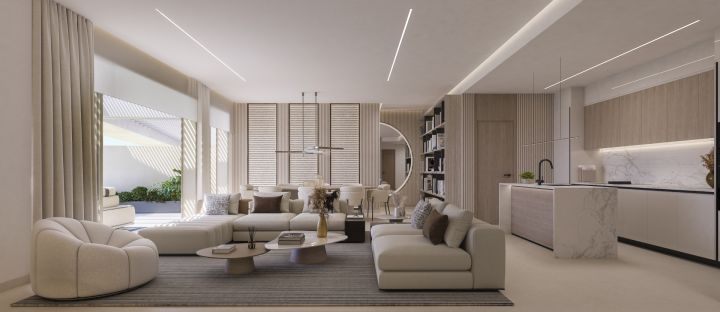 Solenne - Two-bedroom apartment with storage room - First floor residence in exclusive gated community in Behanavis