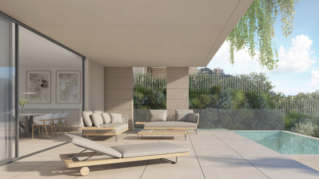 Sira Homes 20 - Apartamento en planta baja con piscina privada y jardín