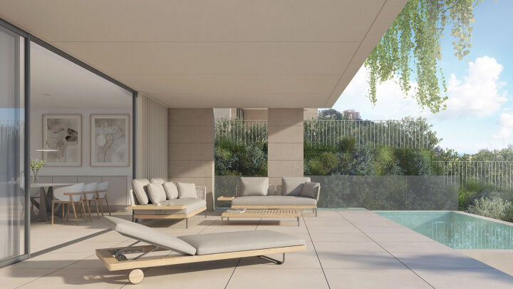 Sira Homes - Ground floor apartment with private pool and garden - Sustainably designed apartment in Marbella East