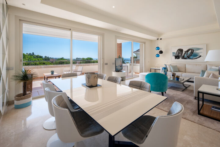 La Trinidad 224 - Turnkey three-bedroom apartment with sea views in La Trinidad, Marbella Golden Mile