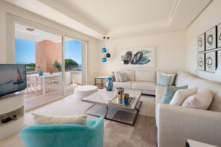 La Trinidad 224 - Turnkey three-bedroom apartment with sea views in La Trinidad, Marbella Golden Mile