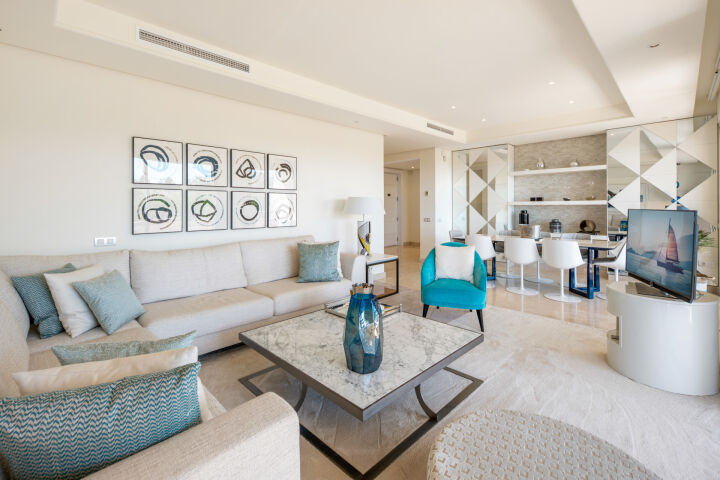 La Trinidad 224 - Turnkey three-bedroom apartment with sea views in La Trinidad, Marbella Golden Mile