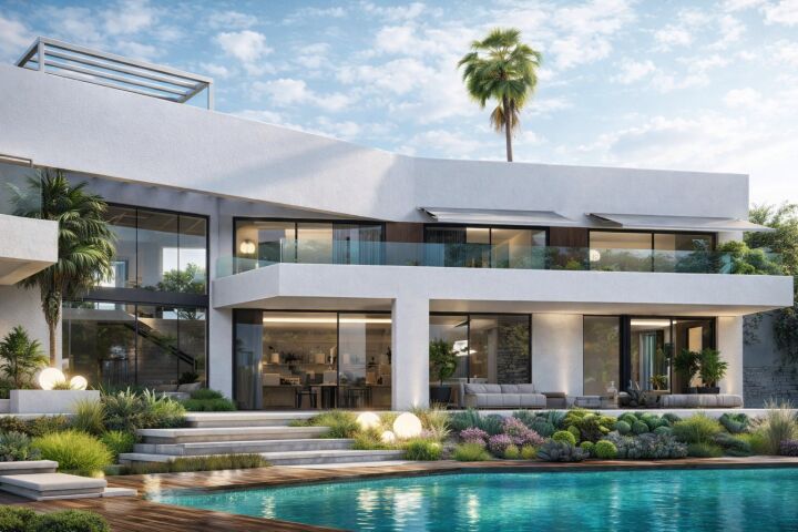 The Oasys - Villa contemporaine de luxe à Cascada de Camoján avec vue sur la mer et intimité totale
