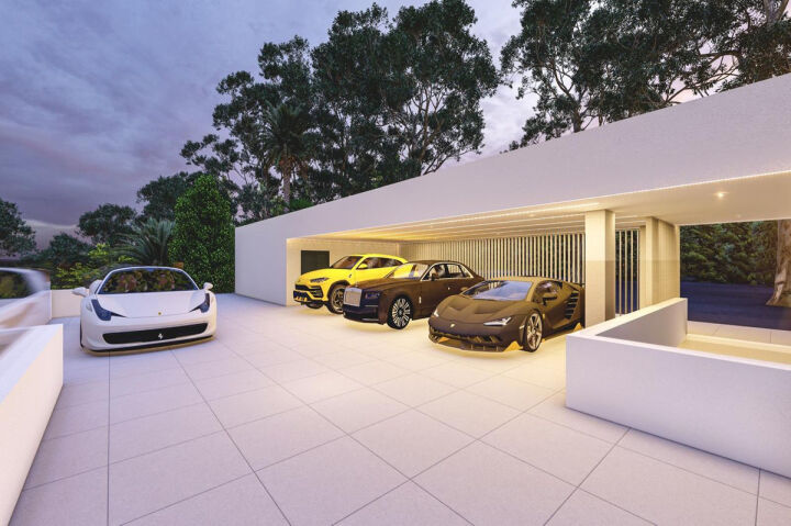 Plot One Thirty-Eight - Terrain avec projet approuvé de villa de luxe à El Madroñal, Benahavís