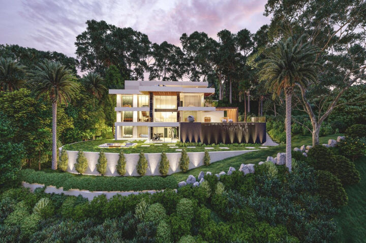 Plot One Thirty-Eight - Terrain avec projet approuvé de villa de luxe à El Madroñal, Benahavís
