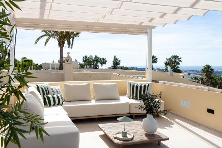 Amani Hills - Exceptional Sea View Townhouse in El Herrojo, Benahavís