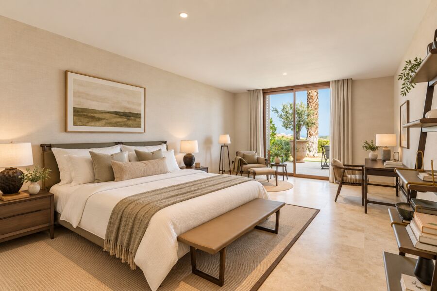 Las Albercas - Apartamento con jardín en planta baja en Finca Cortesin